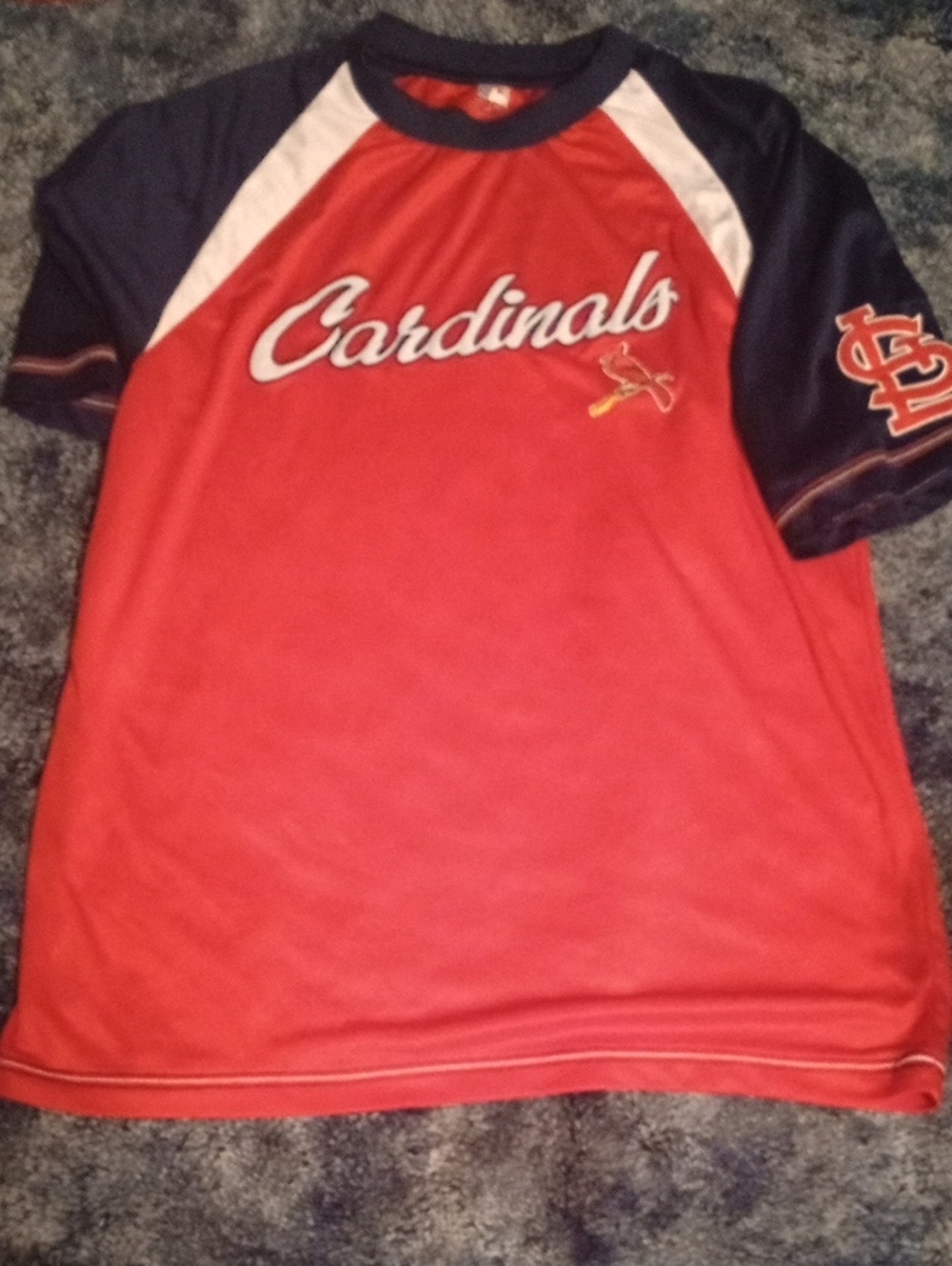 St. Louis Cardinals Red & Navy  Short-Sleeve Team Tee